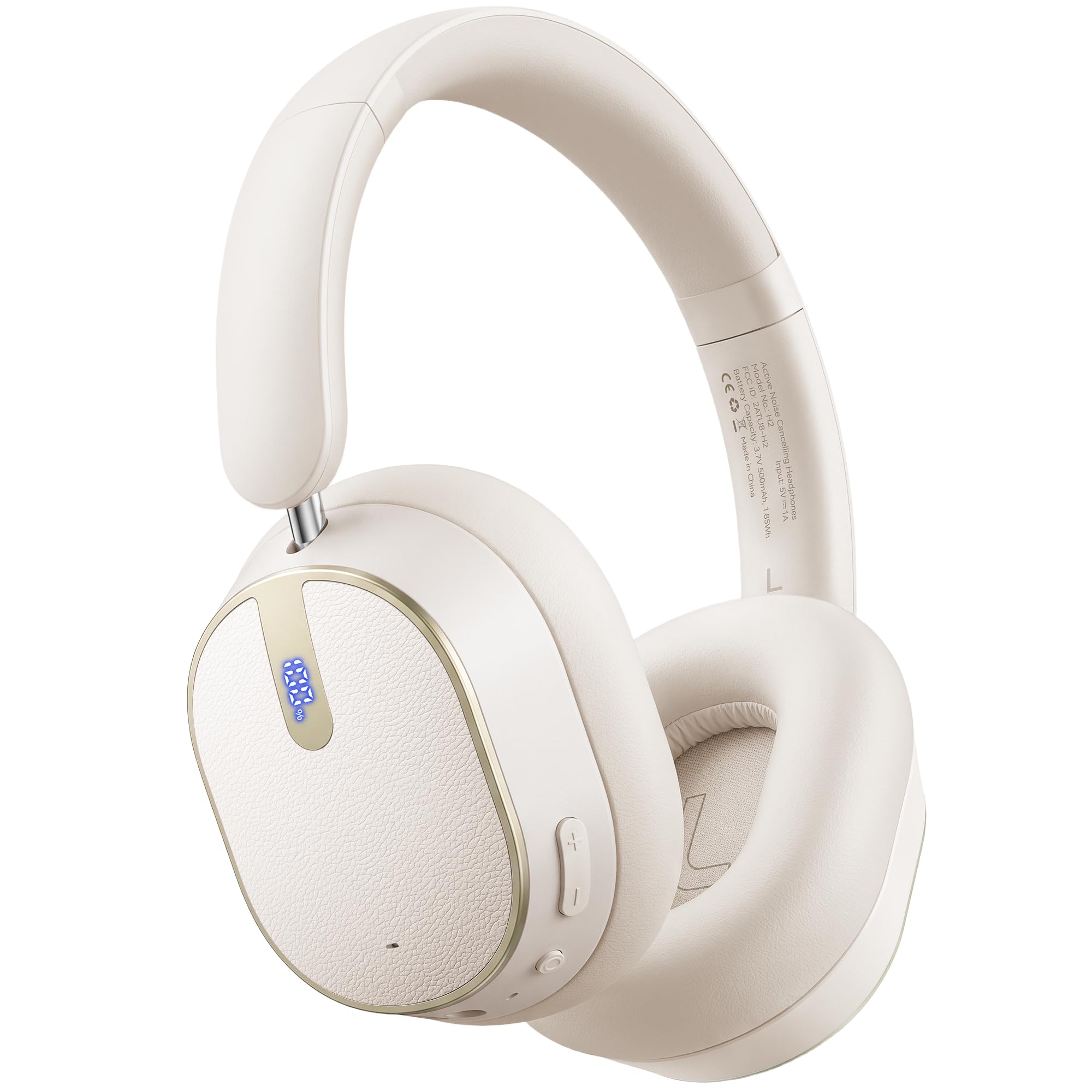 Premium Wireless Headphones: 120H Playtime, 360° Audio, ENC Calls