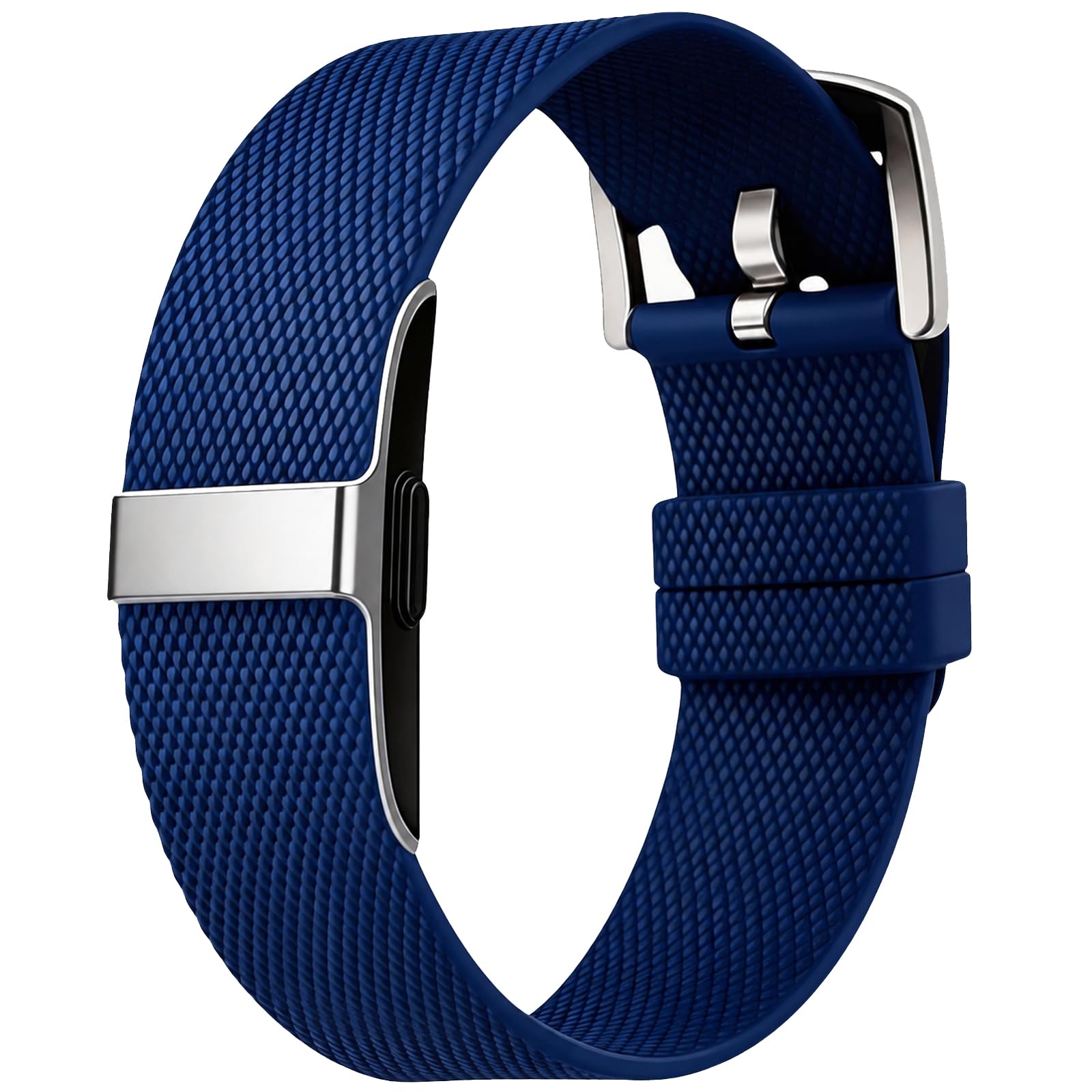 Silicone Sport Band Compatible with Hume Band Replacement, Ultra Soft Adjustable Strap with Secure Metal Buckle for Hume Health Band, Waterproof Wristband Accessories for Men Women Workout & Sleep