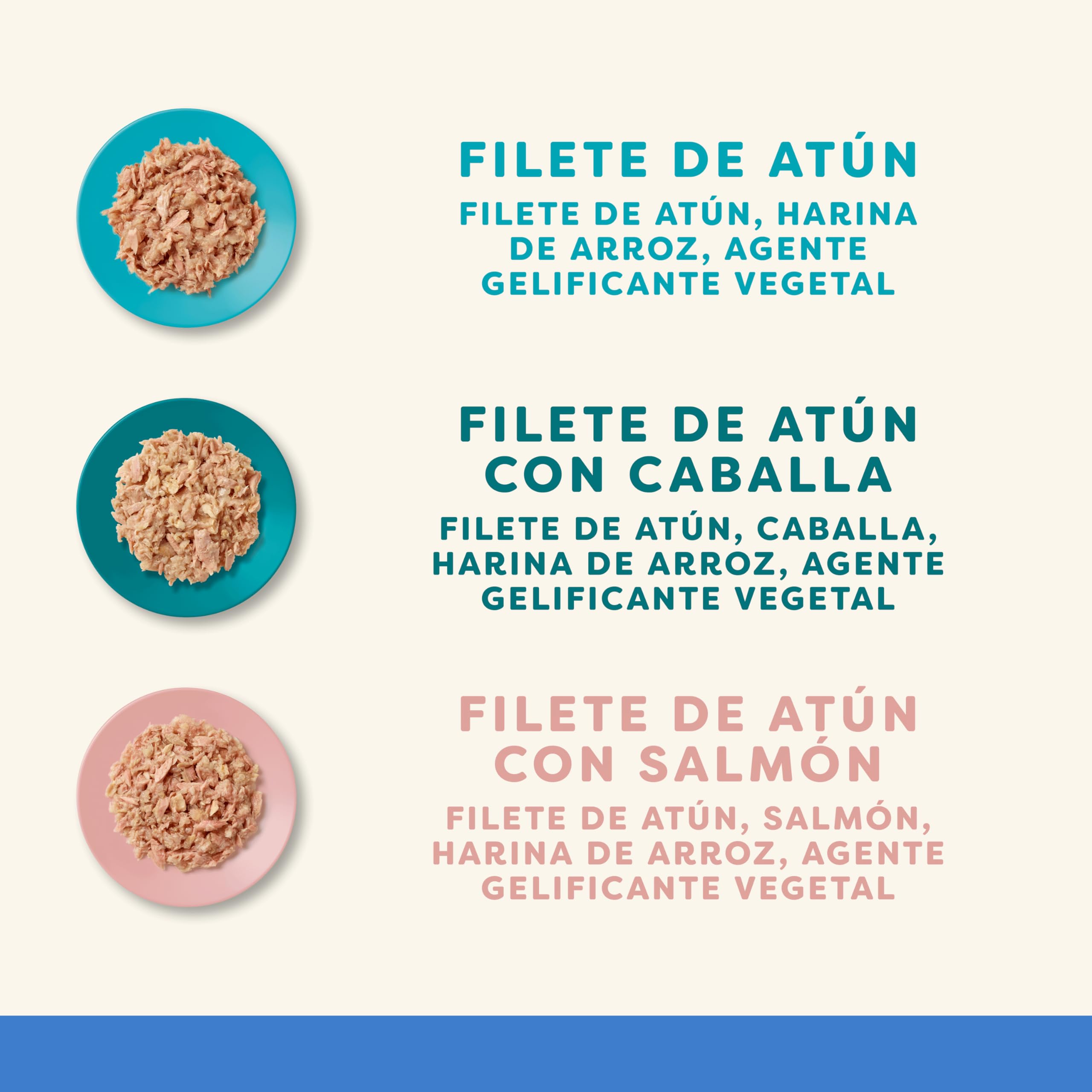 Applaws Natural Comida Húmeda para Gatos, Selección de Pescado en Jalea 70 g (12 x 70 g)