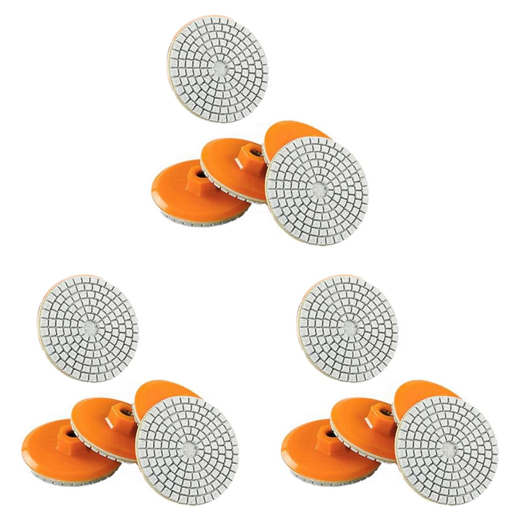 Jnchdghwa As Shown 15X Integrated Stone Trimming And Polishing Disc, For Stone Concrete Marble Floor Grinders Or Polisher