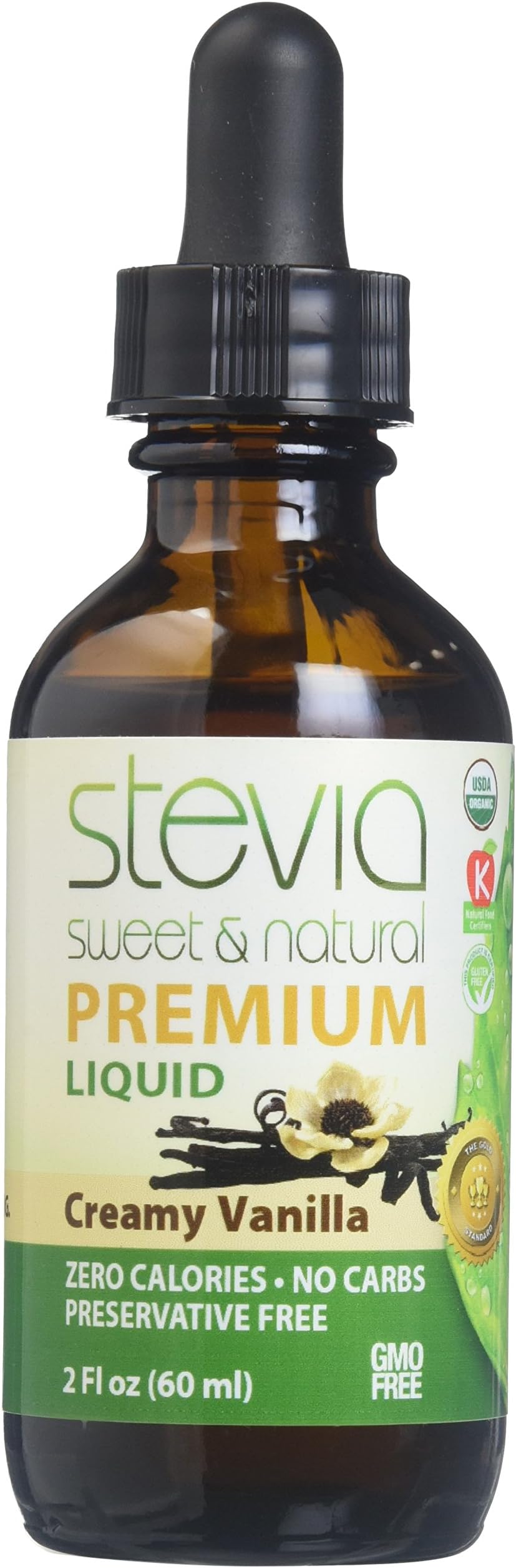 Anumed Internatioanl Creamy Vanilla Stevia Liquid, 0.02 PoundUSDA Organic