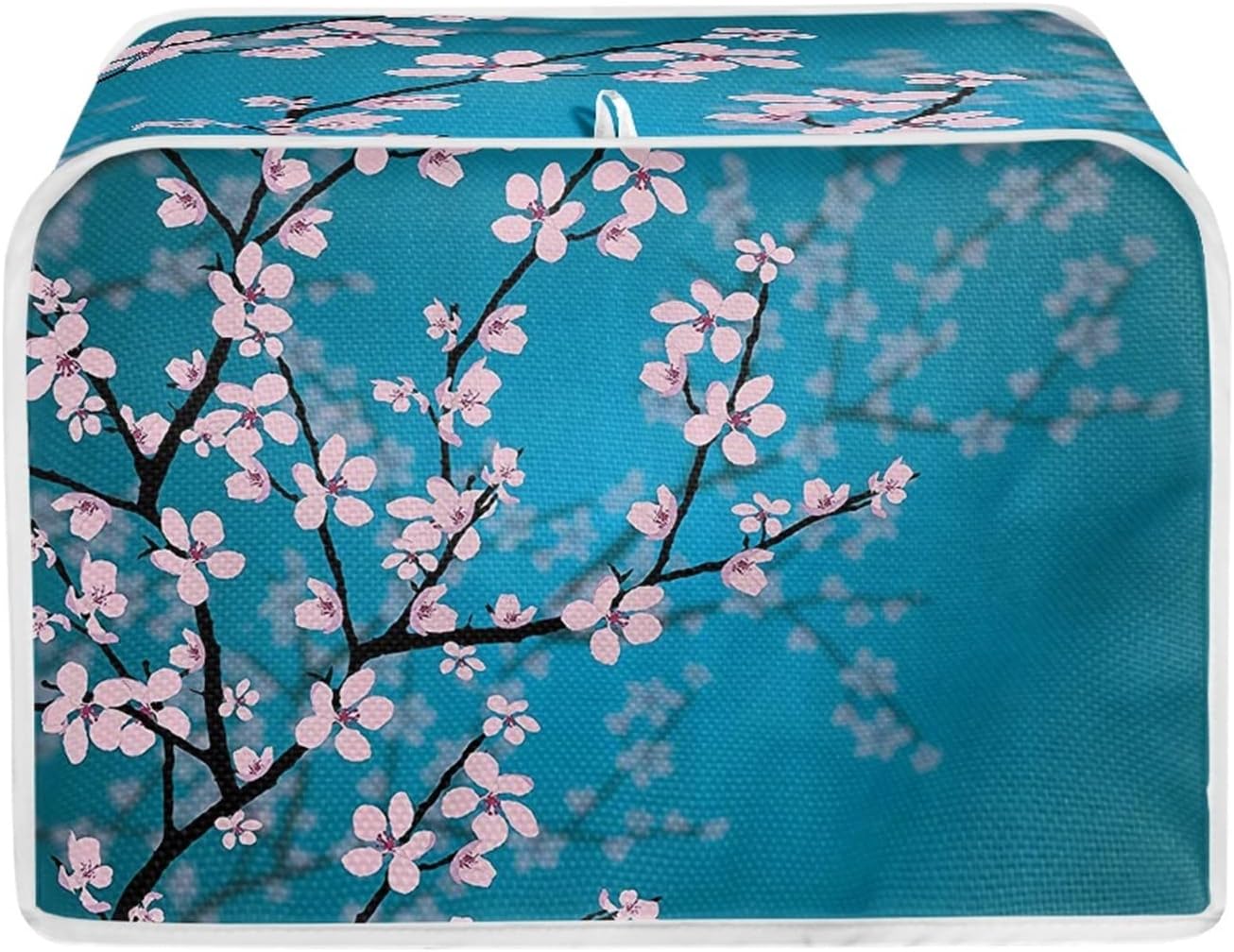 Dreaweet 2 Slice Toaster Cover, Peach Blossom Kitchen Small