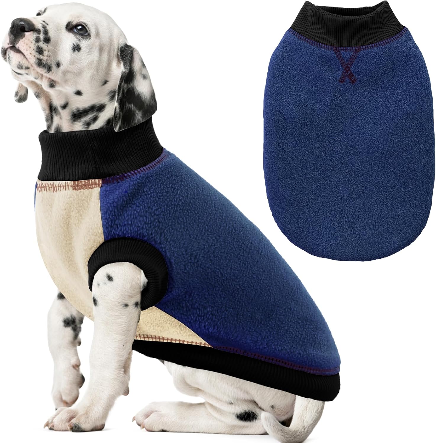 MIGOHI Dog Fleece Vest, Warm Dog Fleece Sweater for Cold
