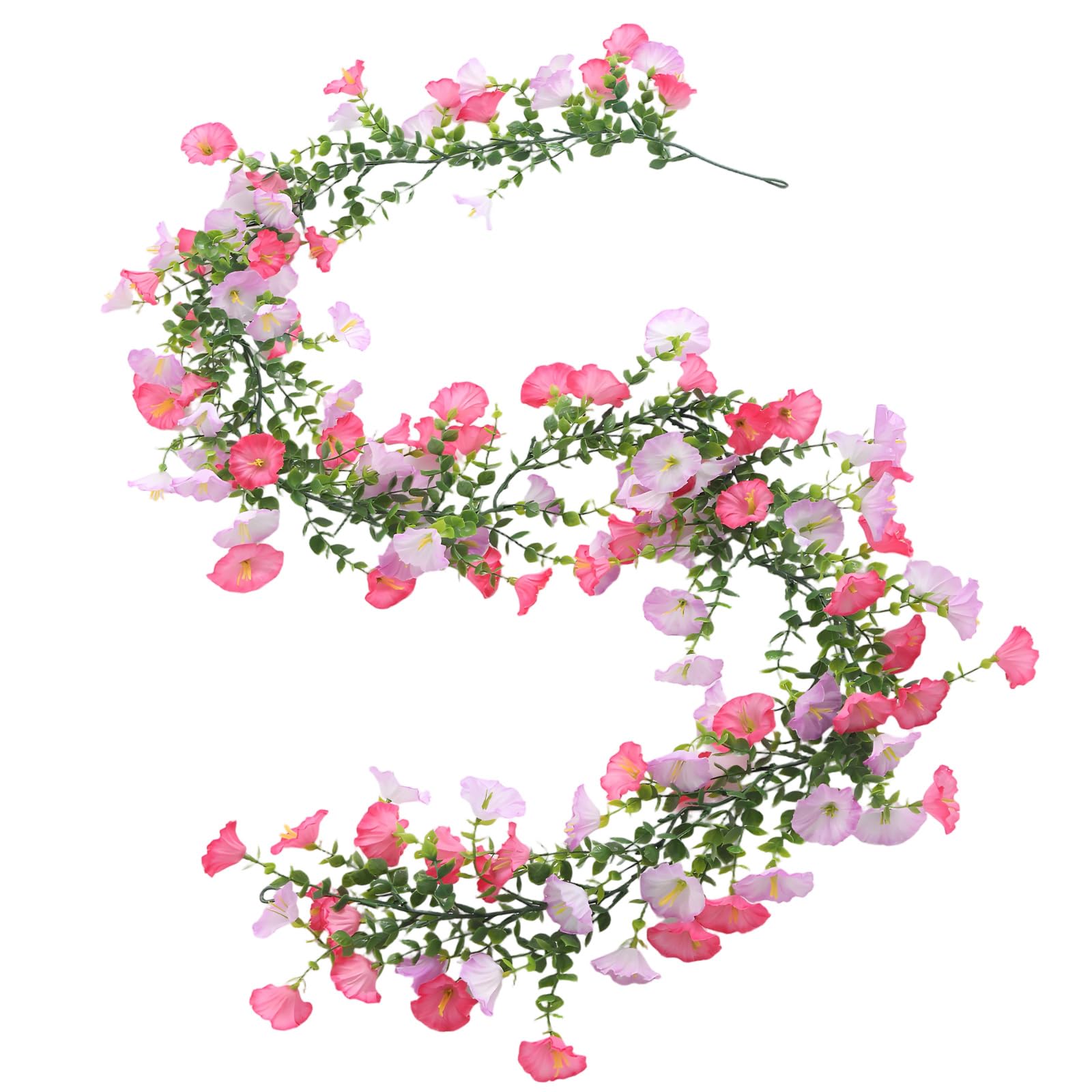 our fave Bendable Realistic Morning Glory Flower Garlands Hanging Wall Decoration Indoor or Outdoor Ornament Simulation Morningglory Runner
