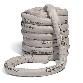 New Pig Clip-&-Fit Absorbent Sock, 8 Gal Absorbency, Create Your Own Custom Lengths, 2