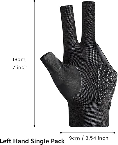 Miniatura 2 de Guantes deportivos de 3 dedos, 7.1 x 3.6 pulgadas, antideslizantes, transpirables, reducen la fricción, tiradores de mano izquierda, guantes