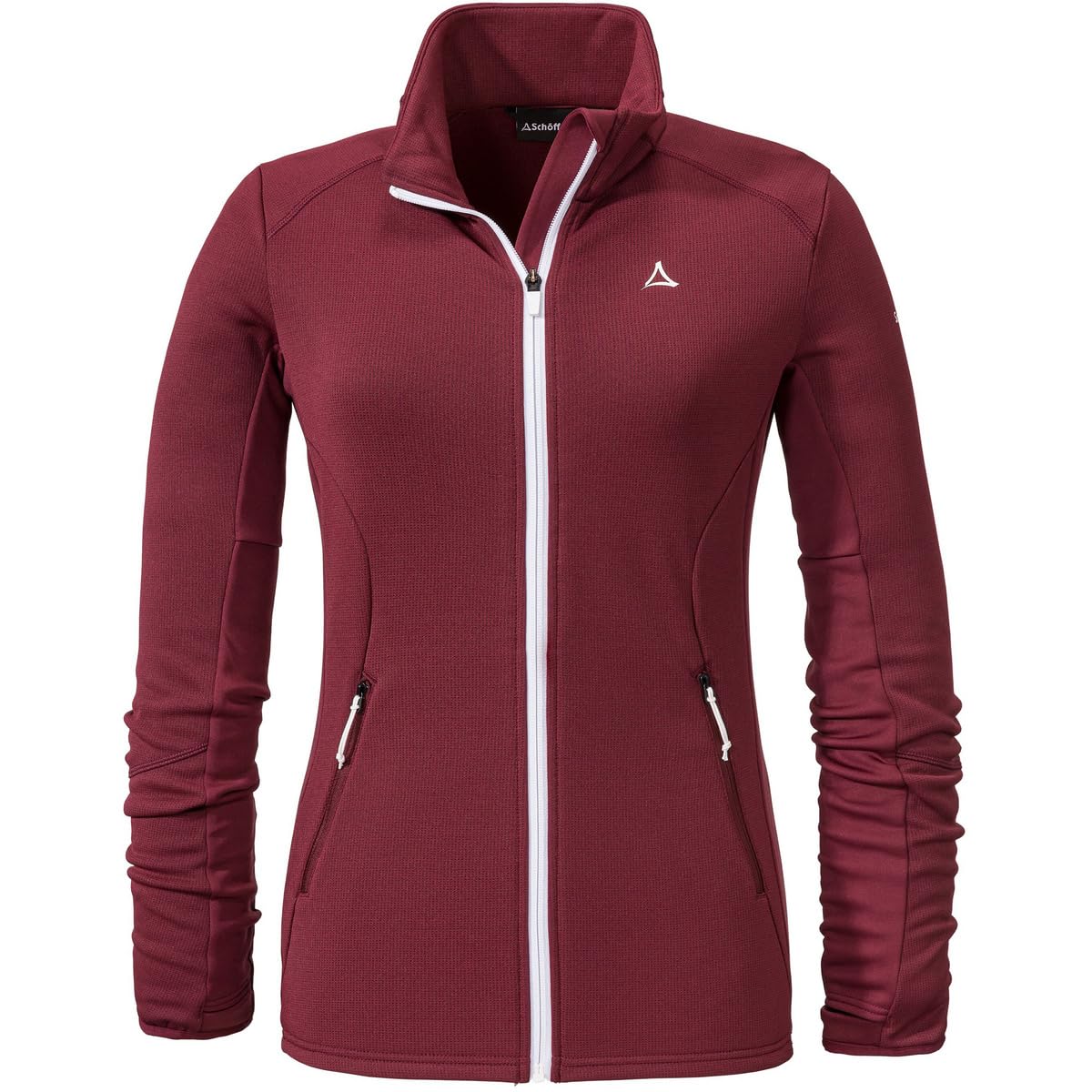 Schöffel Lodron Women's Fleece Jacket L, Dark Burgundy