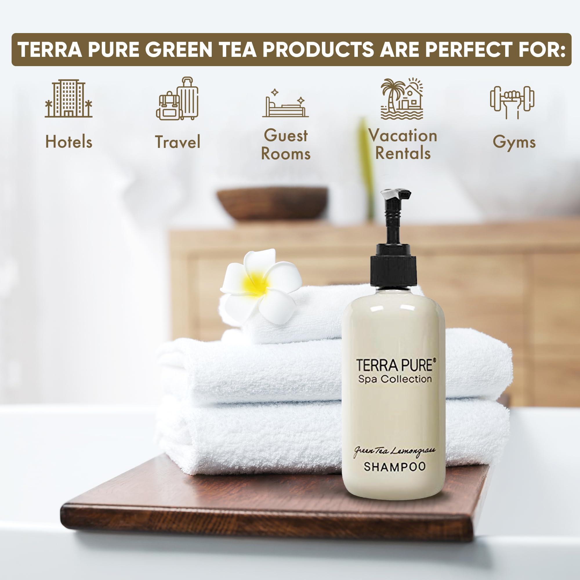 Terra Pure Shampoo | Spa Collection | Hotel Amenities in Pump