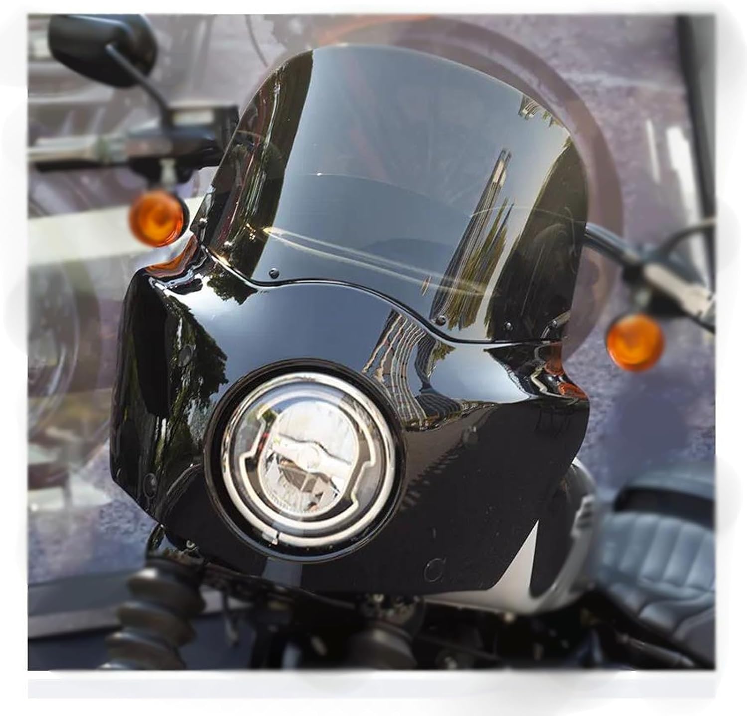 フェアリングアクセサリー オートバイ 11 インチ ヘッドライト フェア