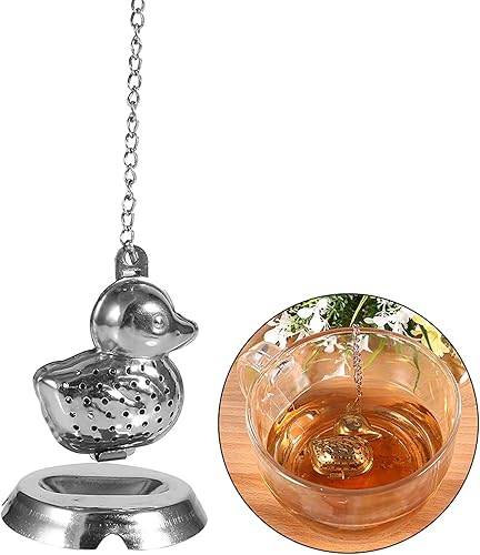 Miniatura 7 de Colador de té, bola de té de acero inoxidable, para cocina, sala de estar, plateado