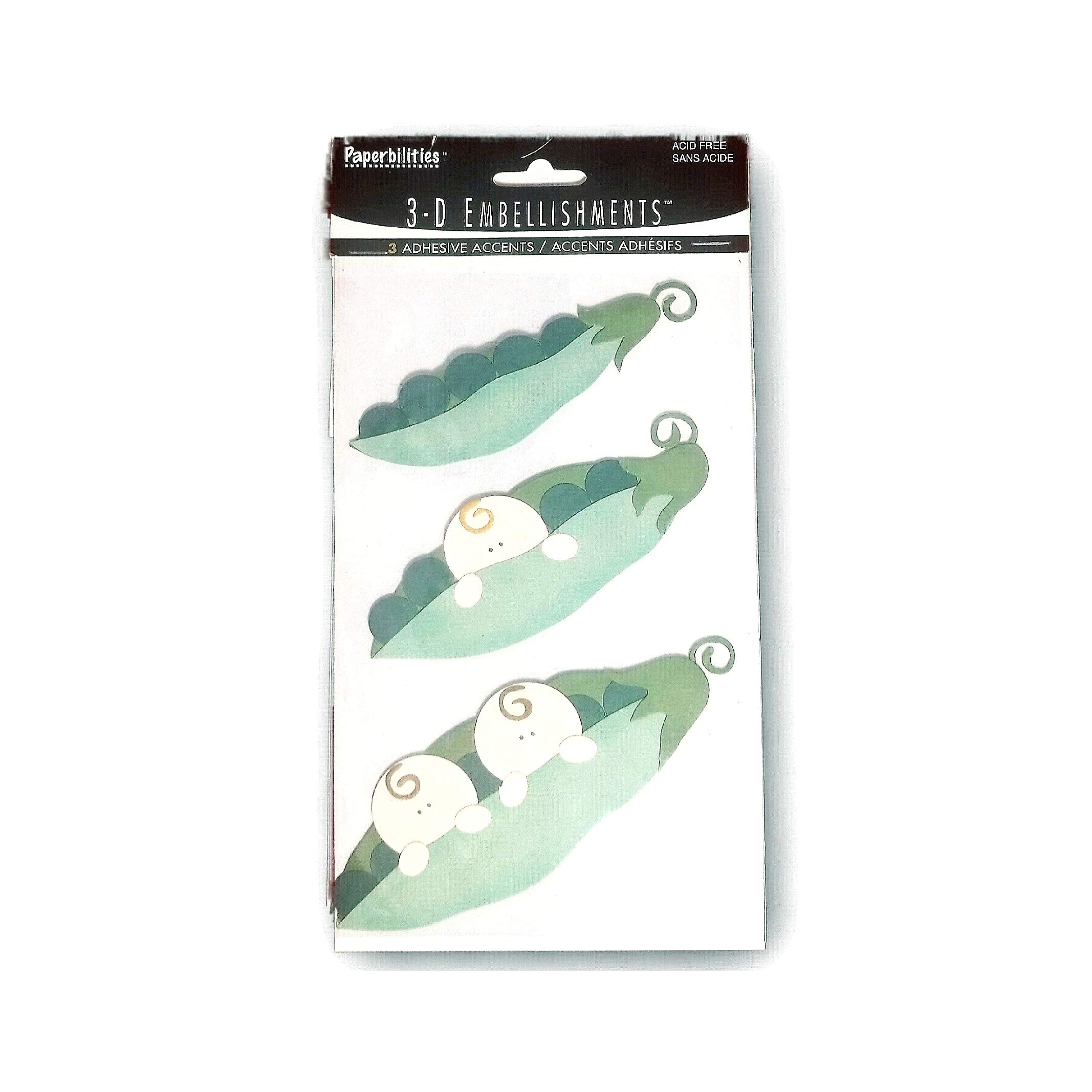 Peas in a Pod Paperbilities Embellishments