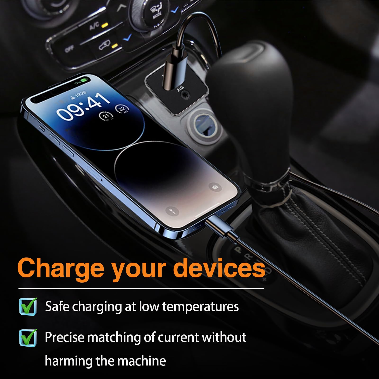 Amazon.com: KPALAG Front Center Console USB AUX Charging Port