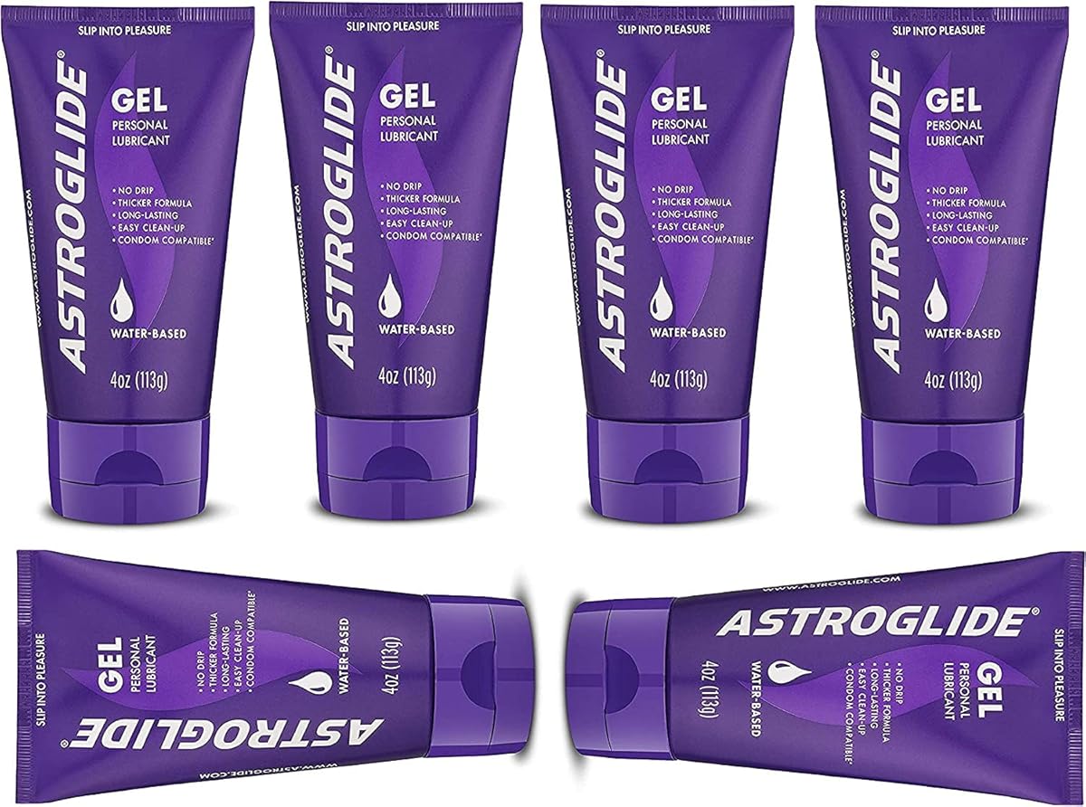 海外直送品Astroglide Astroglide Personal Lubricant Gel, 4 oz (Pack of 6) [並行輸入品]