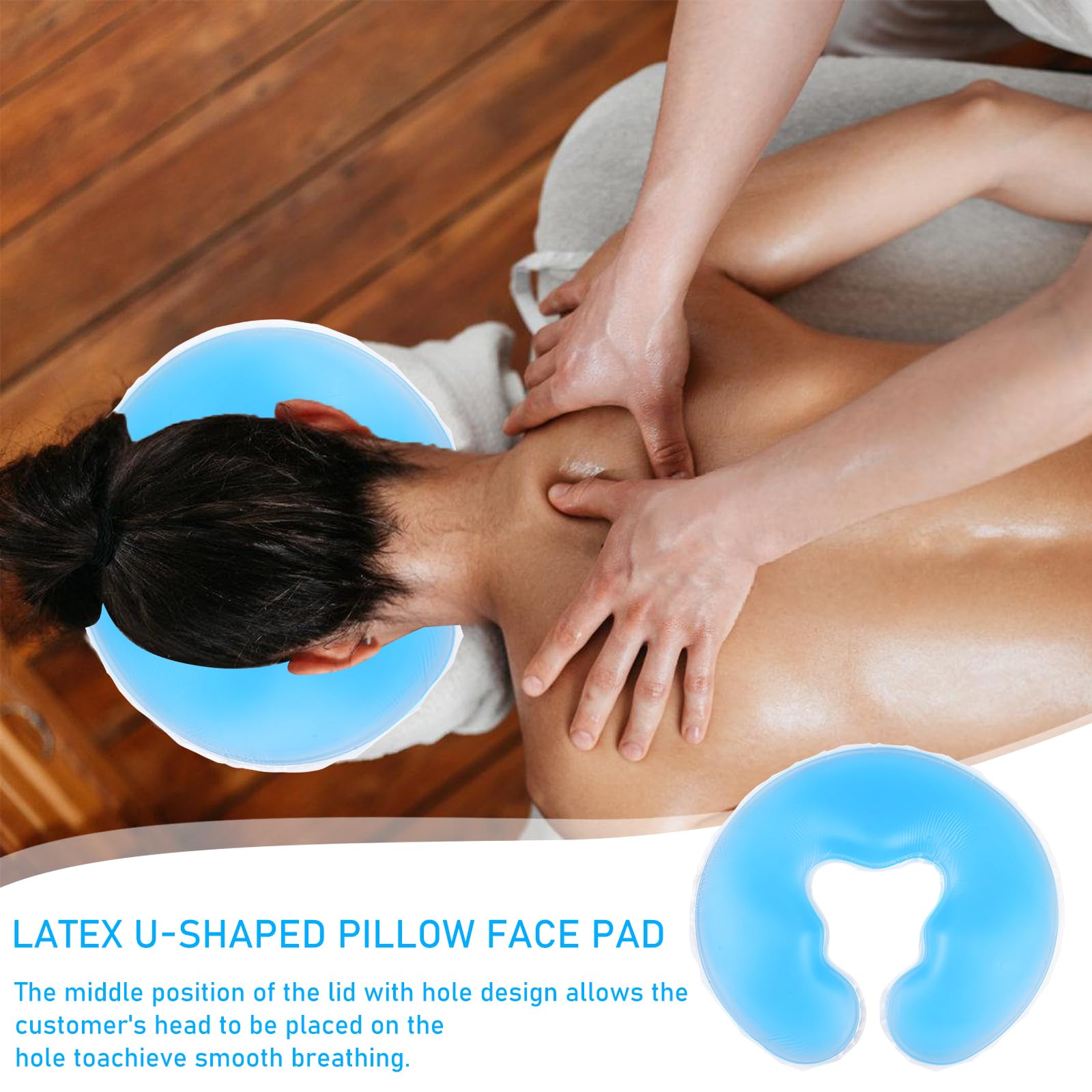 Cojín de silicona para spa, cojín facial de silicona, cojín de gel para masaje, cojín facial de gel para mesa de masaje, cojín facial, masajeador de spa, belleza, cuidado de la piel, superposición