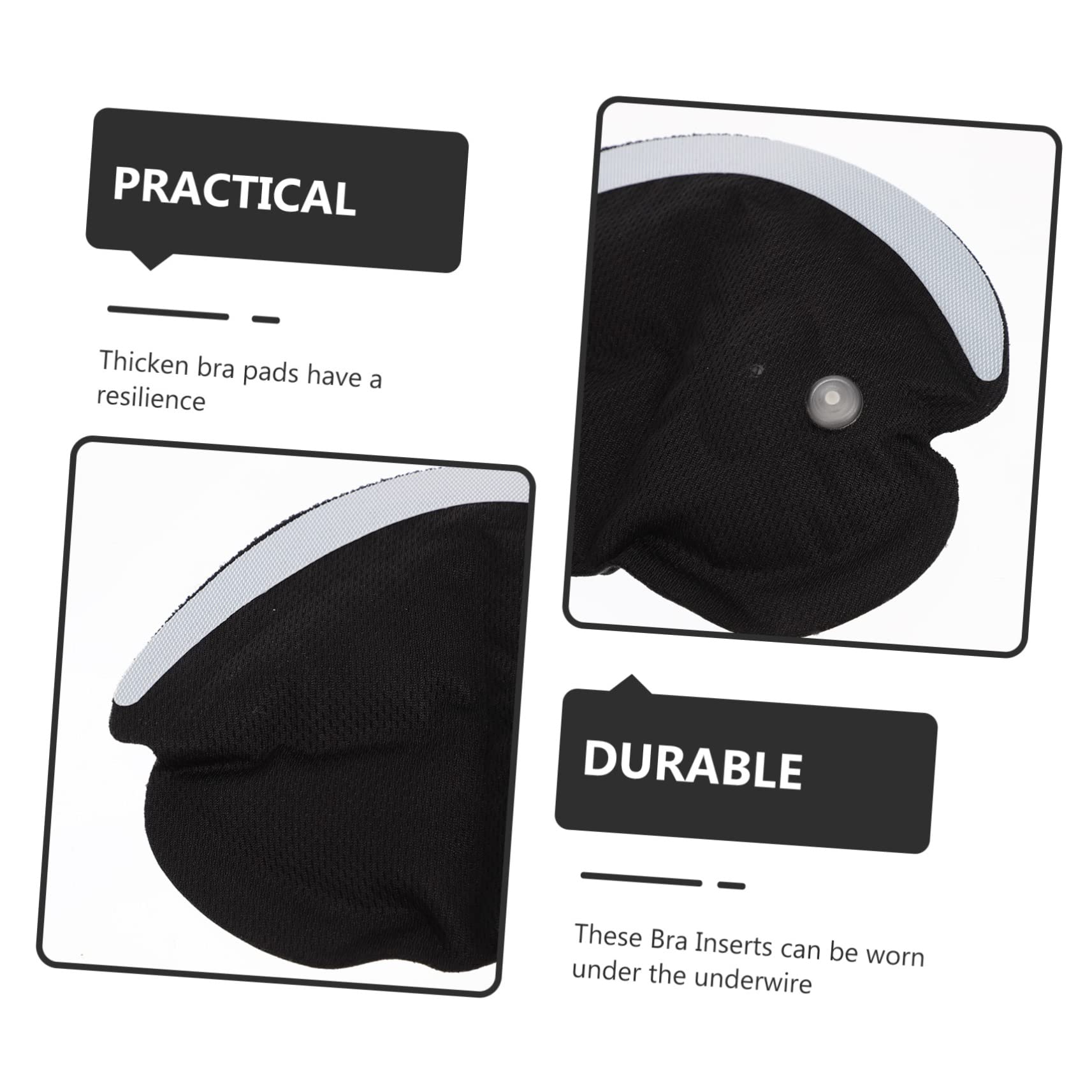 VALICLUD Inserciones de sujetador insertos de sujetador push up copas para realzar los senos sujetadores sin tirantes strapless bra sujetadores deportivos almohadillas de sujetador
