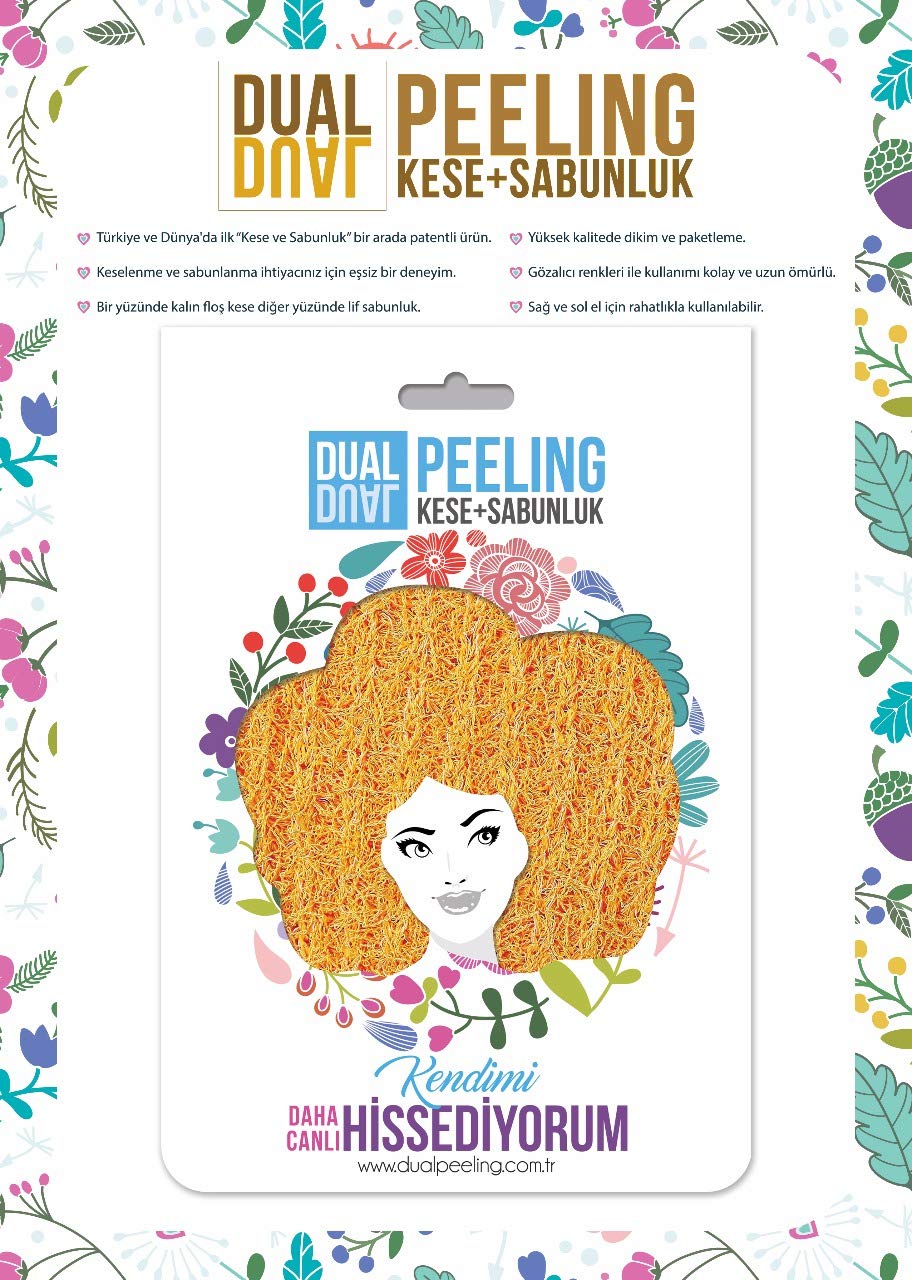 Dualpeeling Kese + Sabunluk Hamam Kesesi - Banyo Kesesi