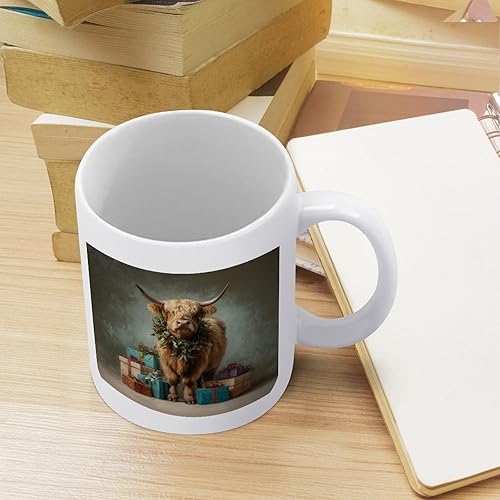 Miniatura 8 de Taza de vaca de las montañas, divertida, única, para cumpleaños, día de la madre, ideas de regalo de casa de campo, Navidad, taza vintage para café,