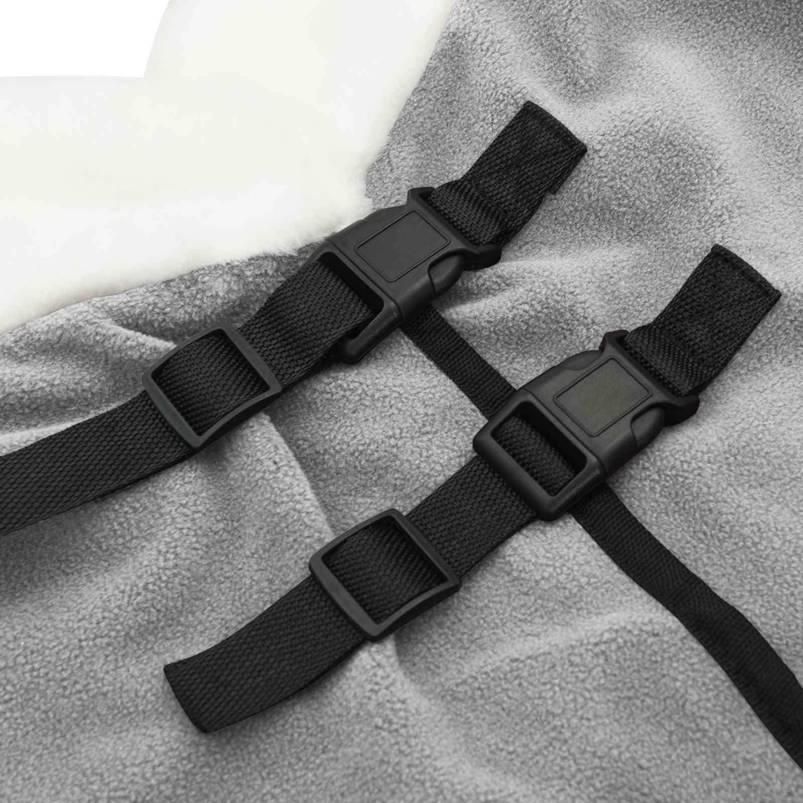 Manta para caballo, 75 cm, forro polar, resistente al viento, cálida y cálida, para exteriores, transición, paddock, protección transpirable, resistente a desgarros, ajuste cómodo