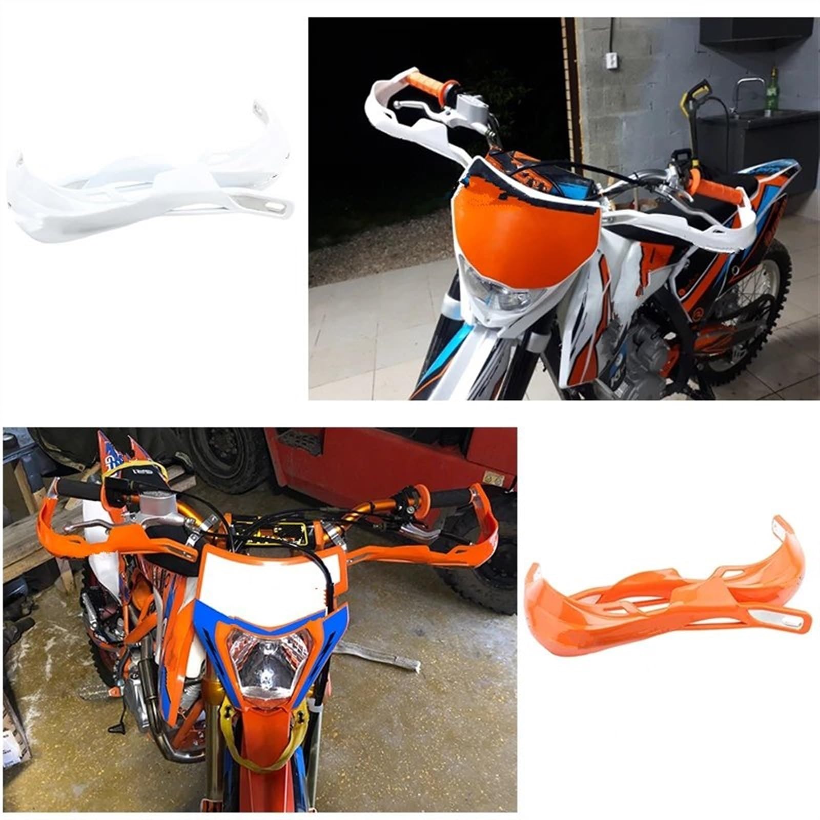 Guardamanos De 22MM Y 28MM para Manillar Motocicleta, Protección para, Protectores Mano para Suzuki(Yellow)