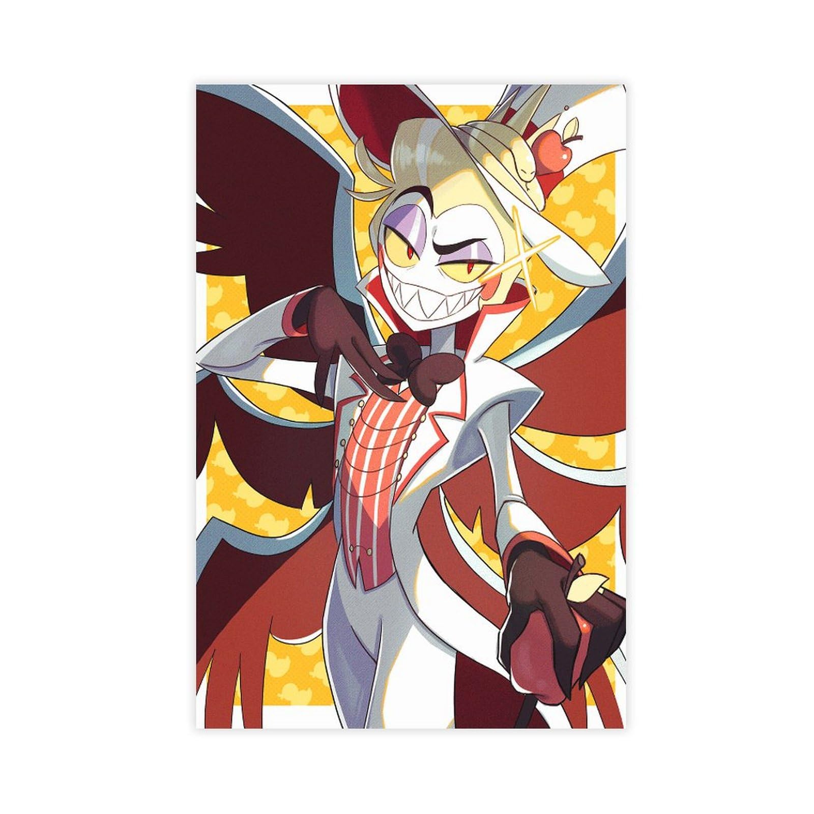 Amazon.com: Fsndpp Lucifer Hazbin Hotel 2 - Póster en lienzo para