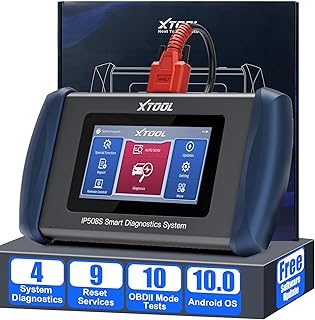 XTOOL IP508S OBD2 Scanner for 4 Systems ABS/SRS/Engine/Transmission Car Diagnostic Tool with 9 Reset Services SAS/Oil/BMS/TPMS/Throttle/Injector/DPF/EBP/ABS Bleeding, Auto Vin, Lifetime Free Update