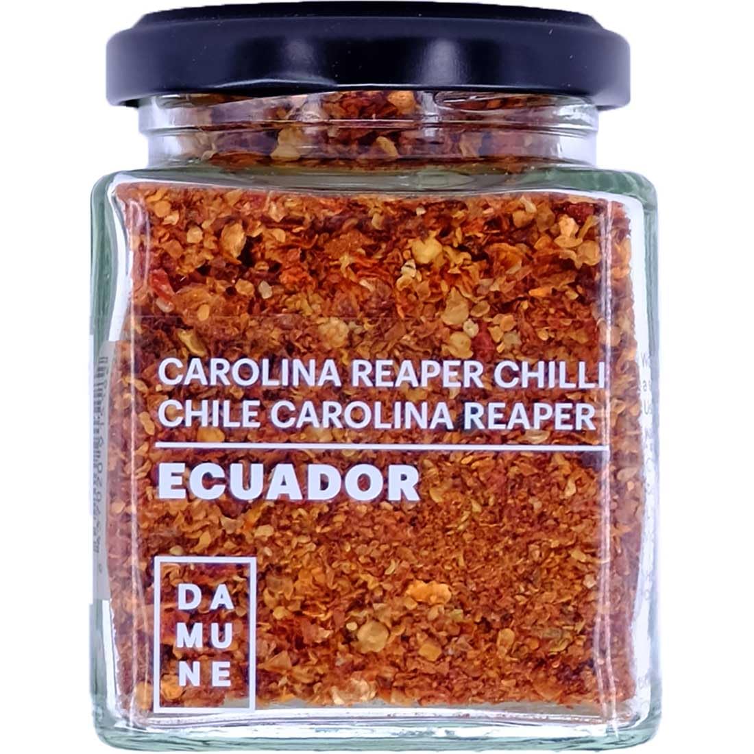 DAMUNE Carolina Reaper Escamas 60g Chile más Picante del Mundo