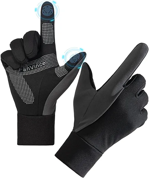 Winter Gloves Gifts Men Women - Upgraded Touch Screen Cold Weather Warm Glove for Running Driving Cycling Hiking