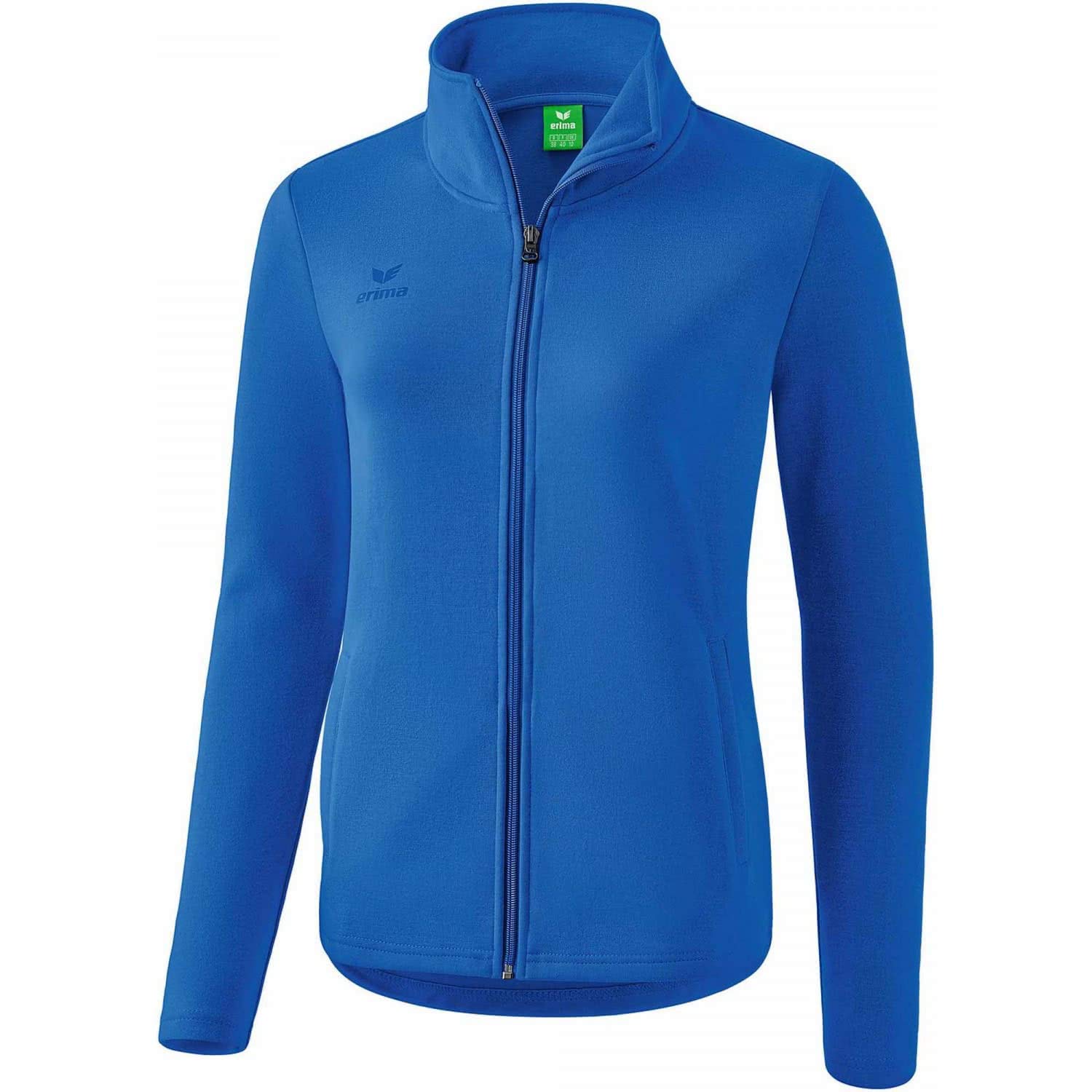 Erima Women's Basic Sweat Jacket - New Royal Blue/Blue, Size 34
