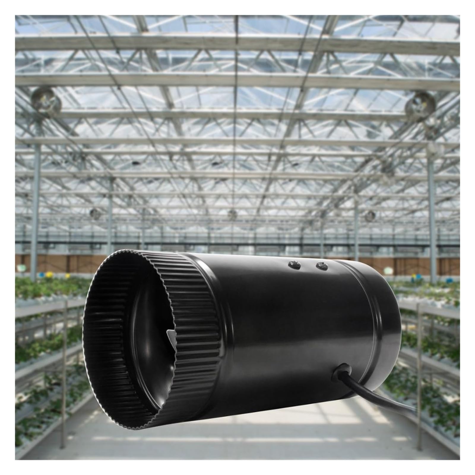 Leitungsrohrventilator, 4'' 6'' 8" Geräuscharmer Inline-Rohrventilator, Küchenbelüftung, Badezimmer-Abluftverstärker For Grow-Zeltventilator, Entlüftungsöffnung Leiser Betrieb(6 Inch)