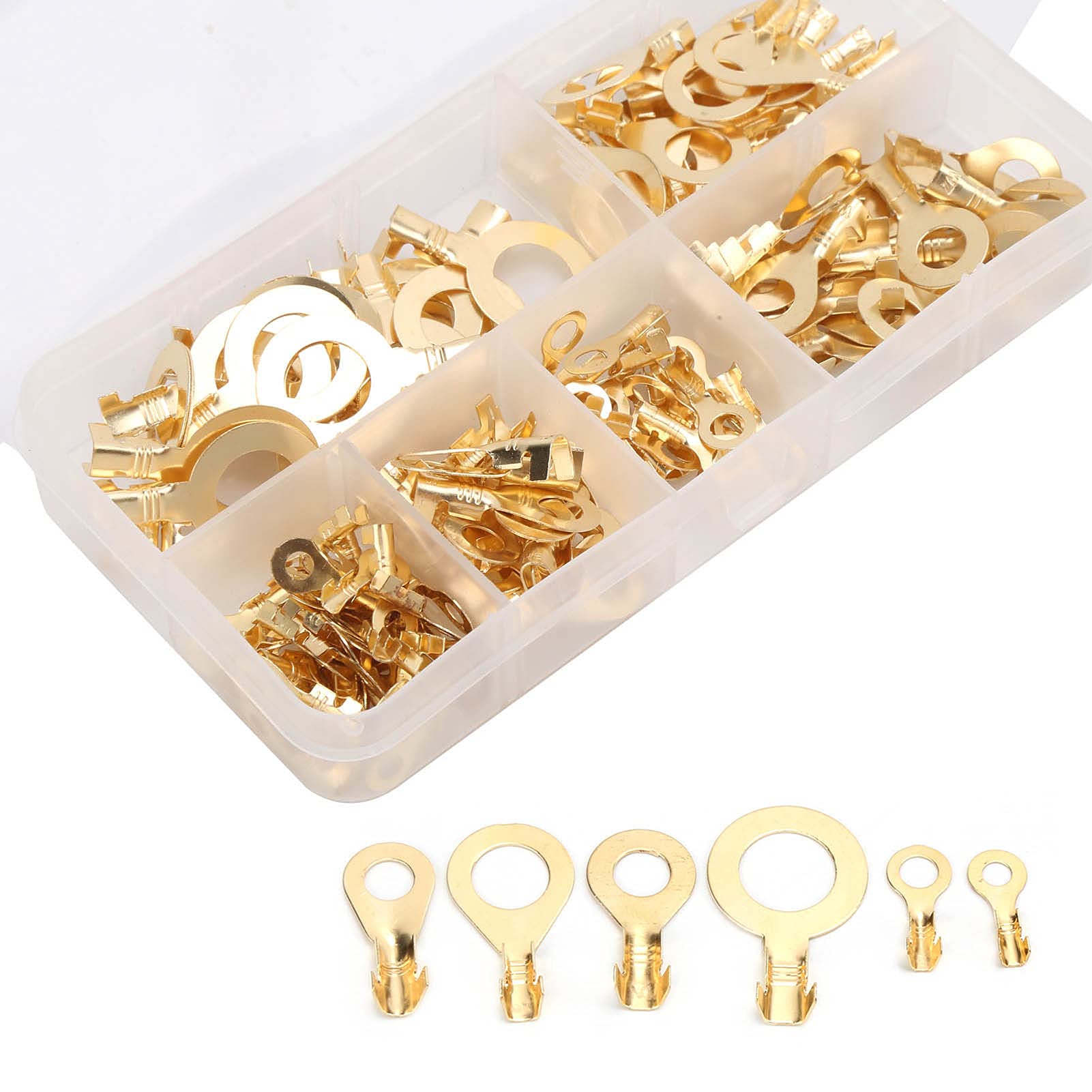 Set Terminali Elettrici Connettori A Crimpari Capicorda Preisolati - Foto 8