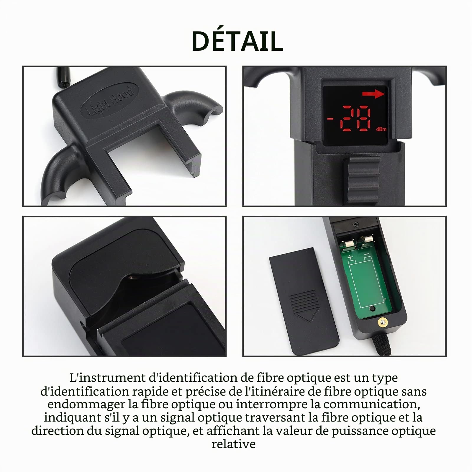 Testeur de fibre optique actif - 800-1 700