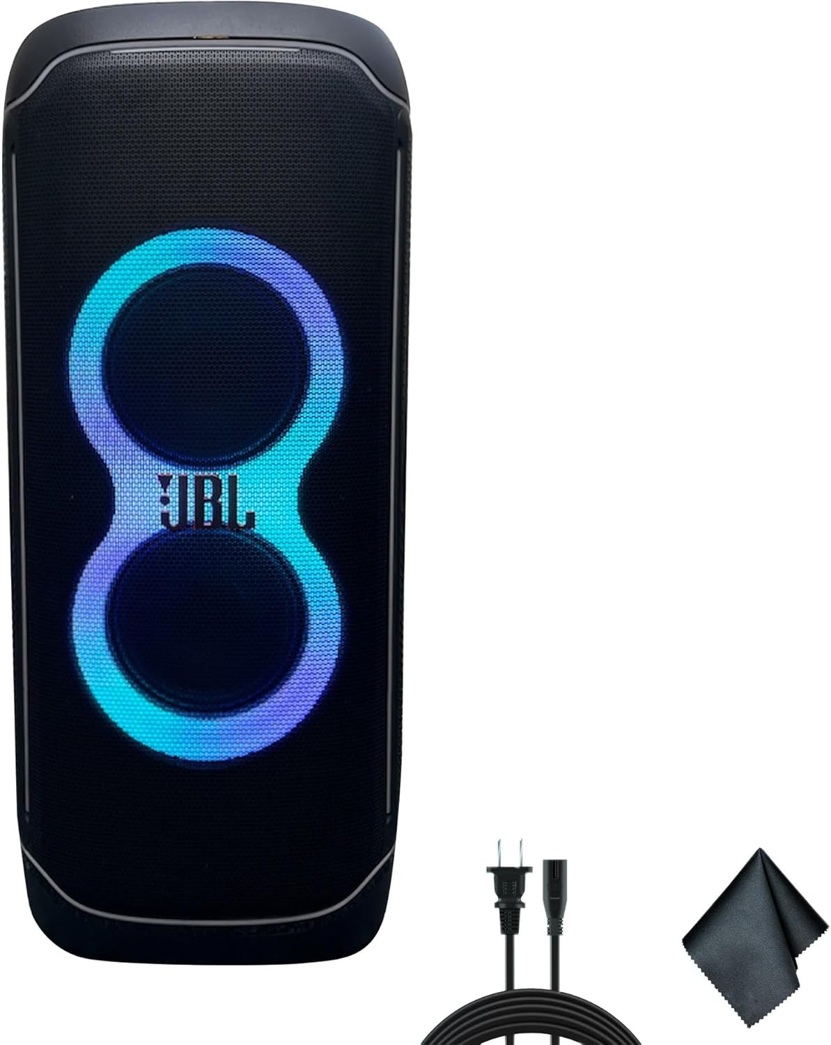 JBL PartyBox Ultimate 1100W Portable Speaker - Wi-fi & Bluetooth Connectivity Splashproof, Powerful Sound and Exciting Light Show (JBLPARTYBOXULTAM) + Cleaning Cloth