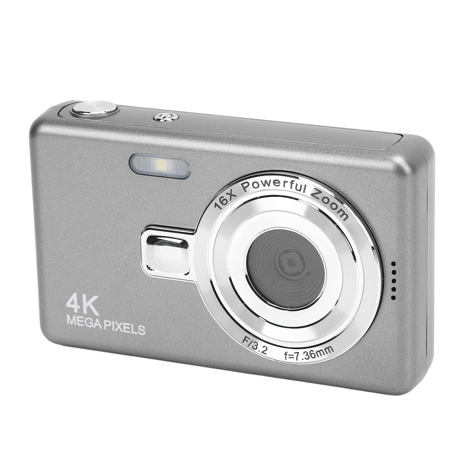 : Fotocamera Digitale 4K, Piccola Fotocamera Compatta da 50 MP con Zoom 16x per Bambini e Principianti, Fotocamera Digitale Inquadra e Scatta da Viaggio (64GB)