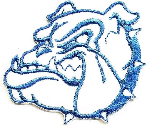 Miniatura 9 de Head American Dog Bulldog Pitbull - Parche de bordado de dibujos animados de animales, lindo cachorro, carlino, perro, pitbull, bulldog, mascota,