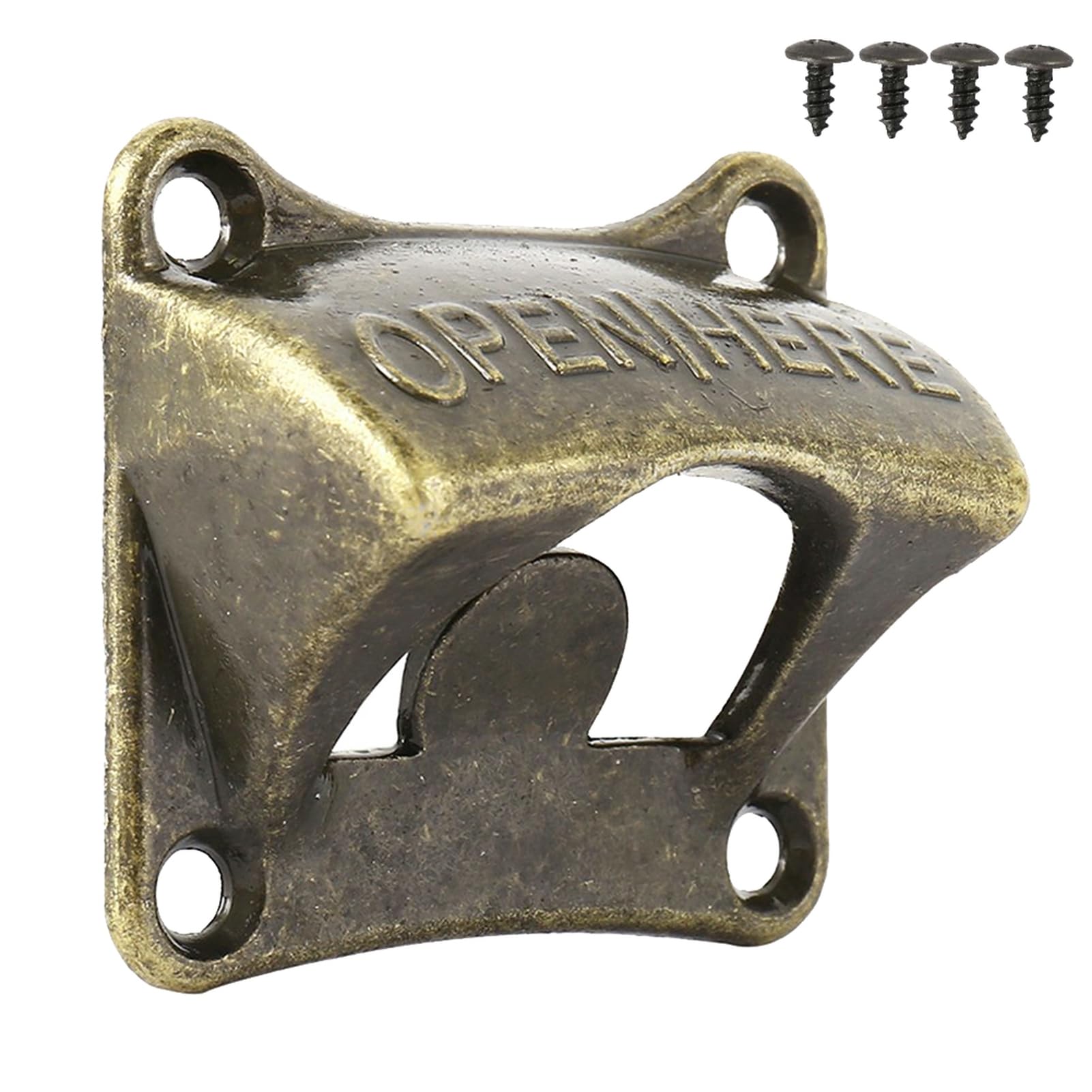 matumou Vintage Wall Mounted Wine Beer Soda Bottle Opener Bar Accessories