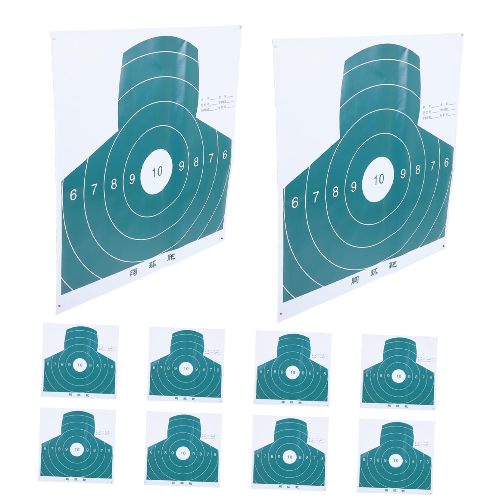 Abaodam Versatile Paper Archery Targets 50pcs Round Target Paper for Perfect for Training and Competitions