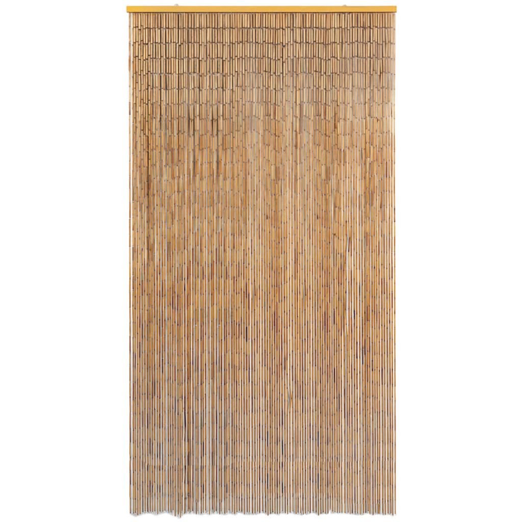 Tenda Antimosche per Porte in bambù 120x220 cm,Tenda Antimosche per Finestre e Porte Leggera Resistente all'Acqua Silenziosa Zanzariera Antiisetti-43724
