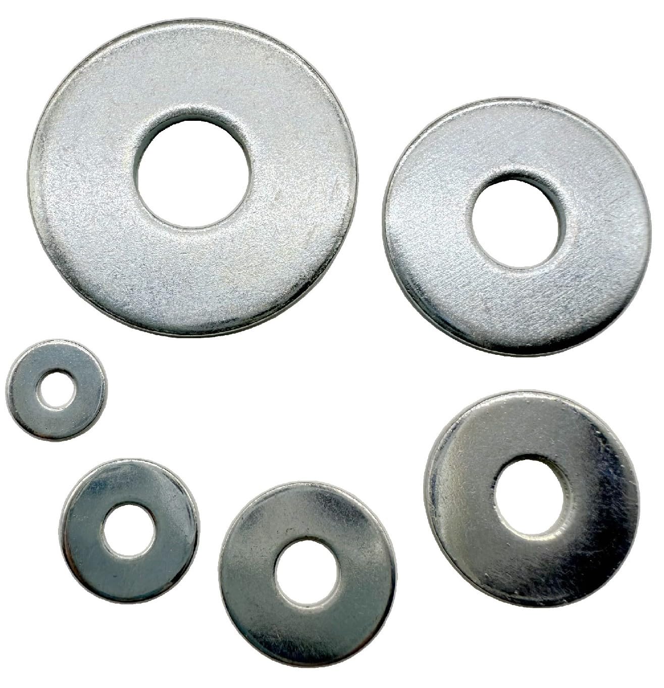 M3 Flat Penny Washer (Pack of 50) Plain Wide Round Metal Stainless Steel Washers 3mm for Screws And Bolts Heavy Duty to Standard DIN9021 (3mm x 9mm)