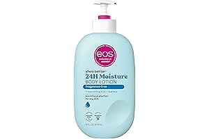 eos Shea Better Body Lotion- Fragrance Free, 24-Hour Hydration for Dry Skin|Gluten Free
