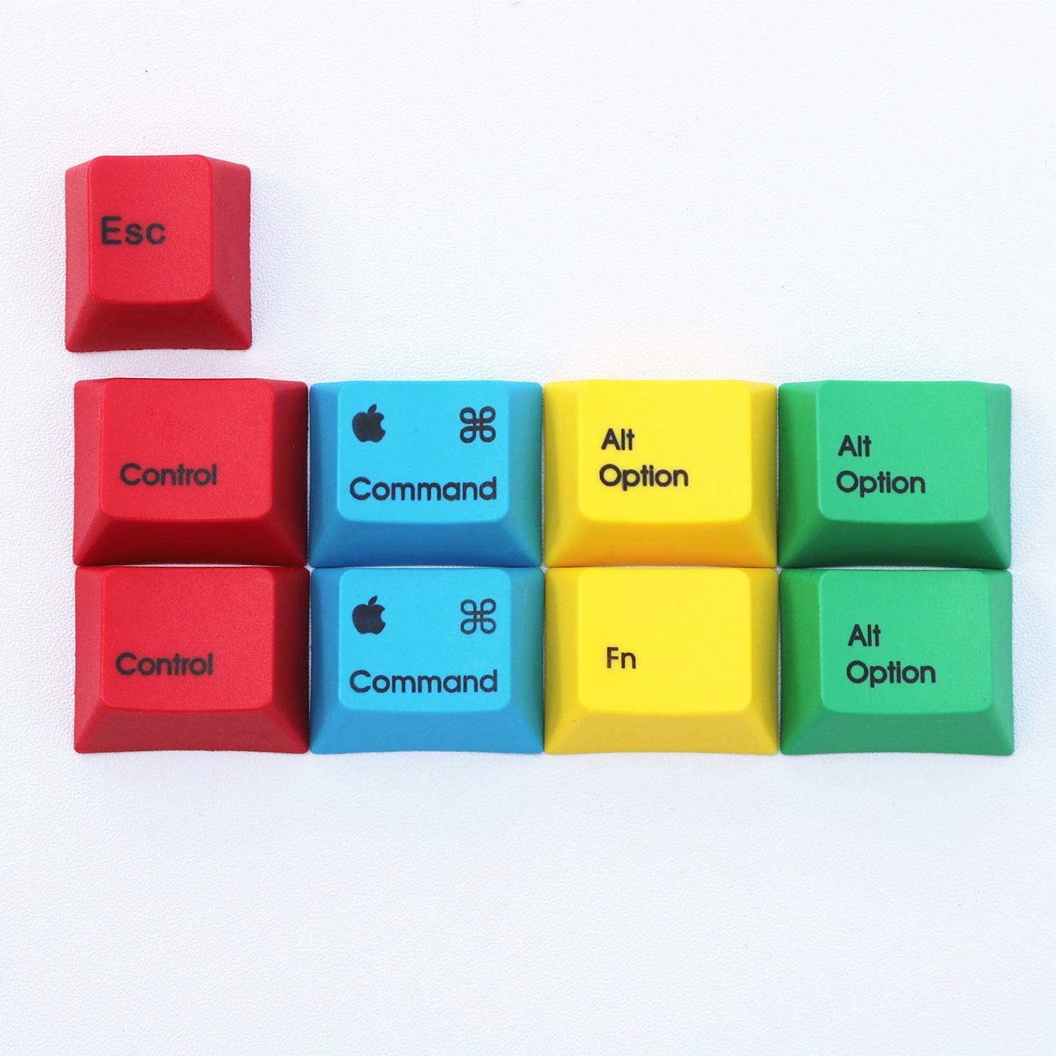 Buy Keycap Set 9 Keys/Set of Dye Sublimation to PBT RGBY MAC/Win Key Caps Cherry Profile