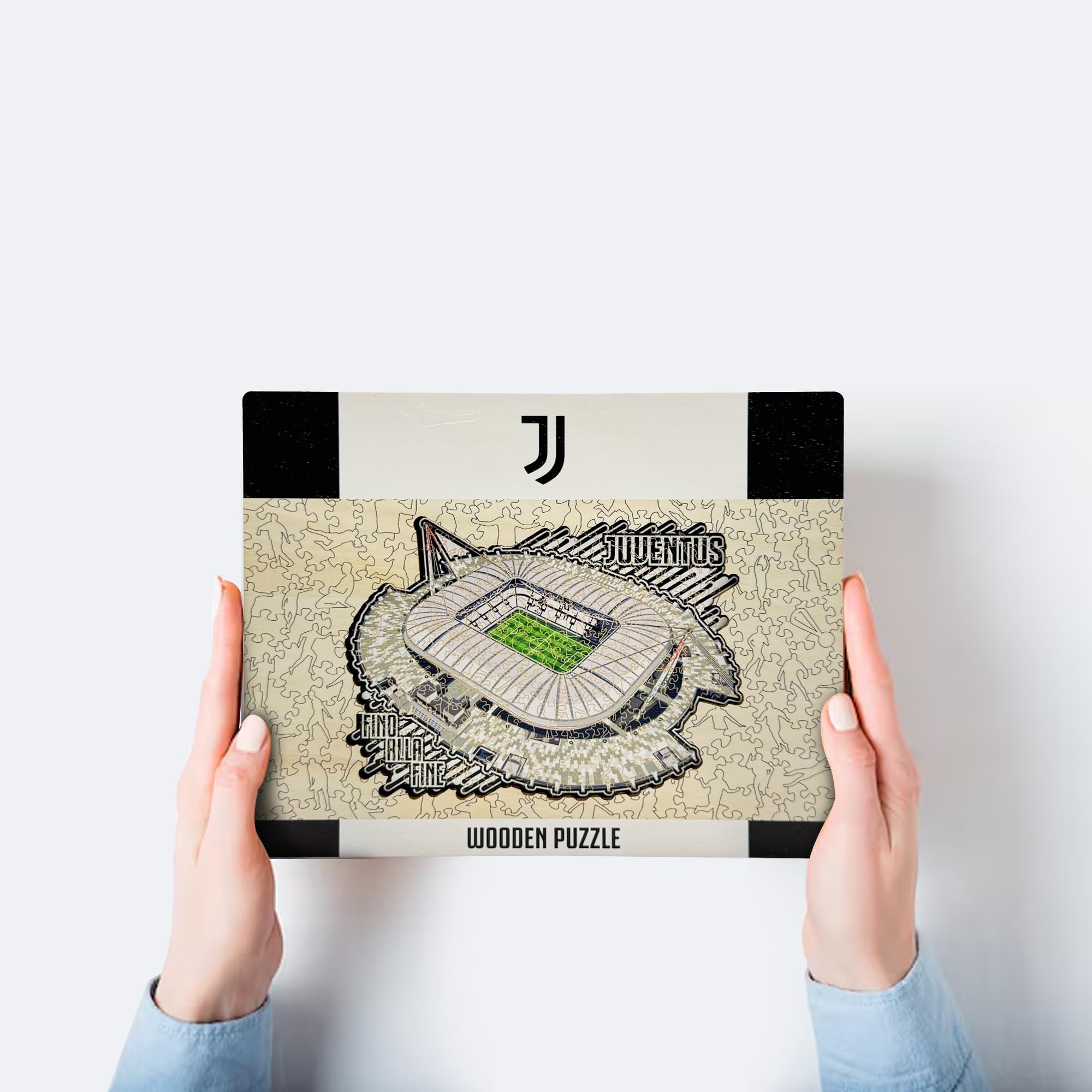 Iconic Puzzles, Drewniane puzzle unisex dla dorosłych, wielokolorowe, małe