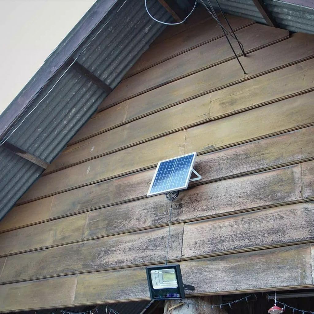 Faro LED 40W con Pannello Solare e Telecomando 6000K