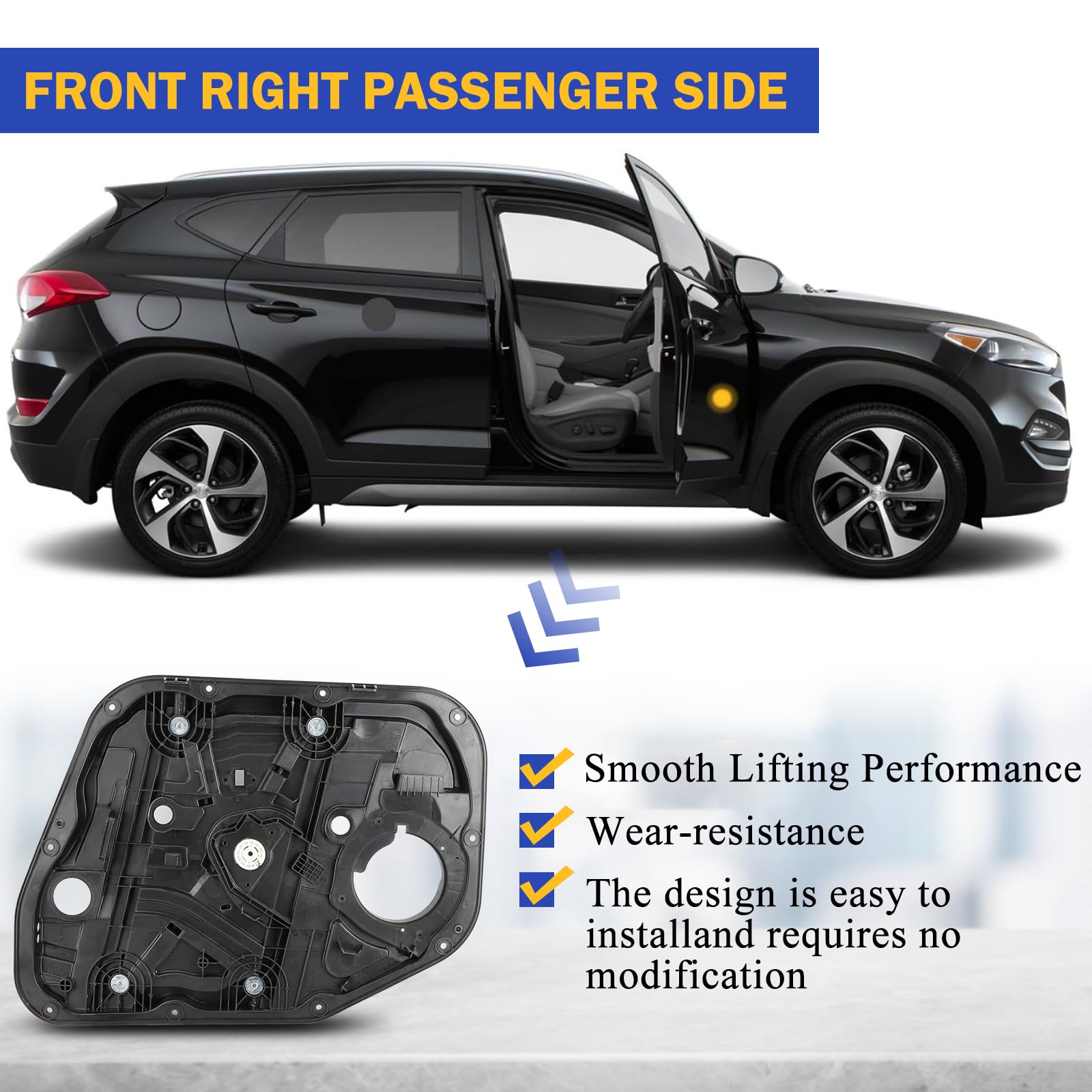 Amazon.com: X4XZ OEM Factory Window Regulator without Motor for  