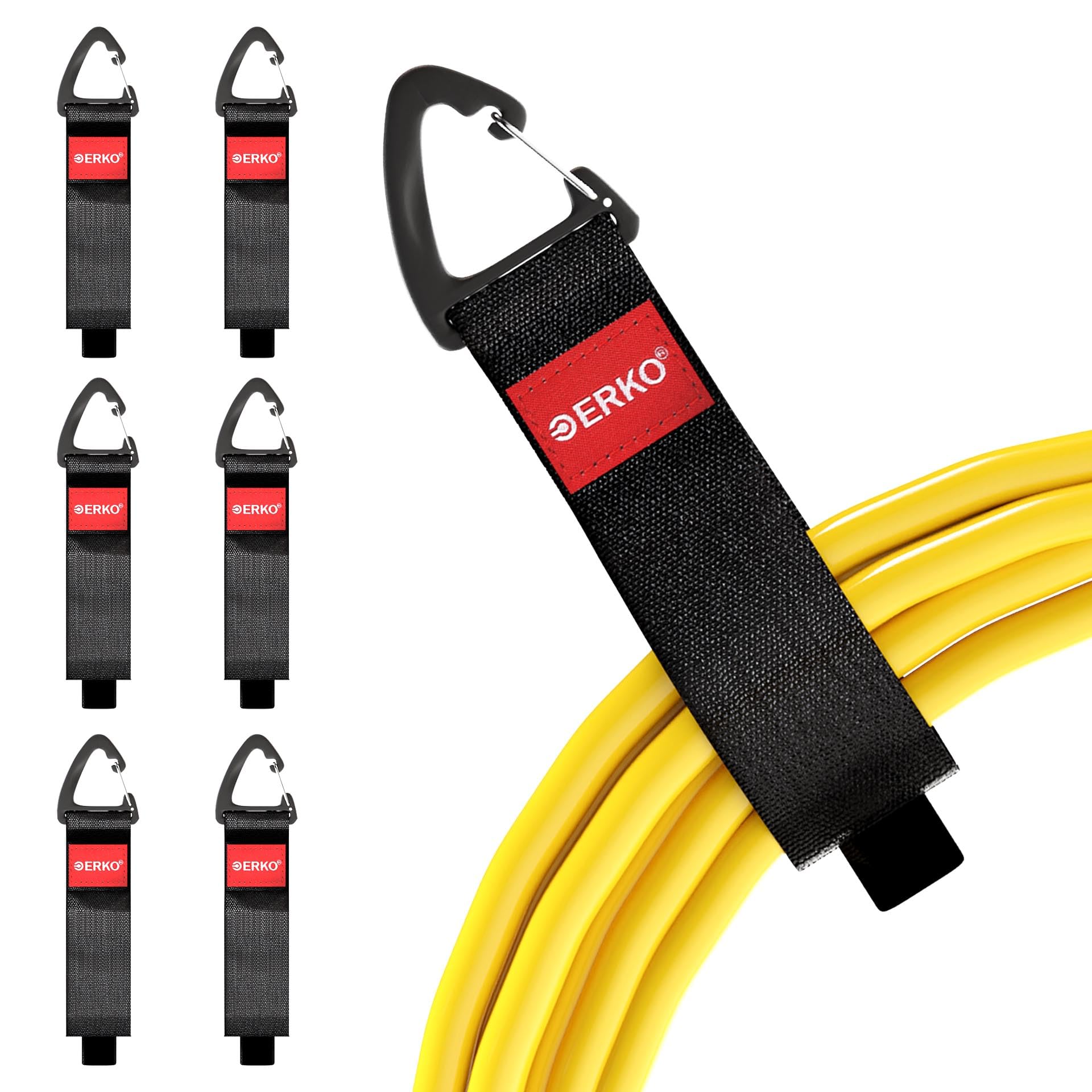 ERKO Porte-câbles Avec Bandes Velcro. Idéal Pour Ranger Les Tuyaux, Les