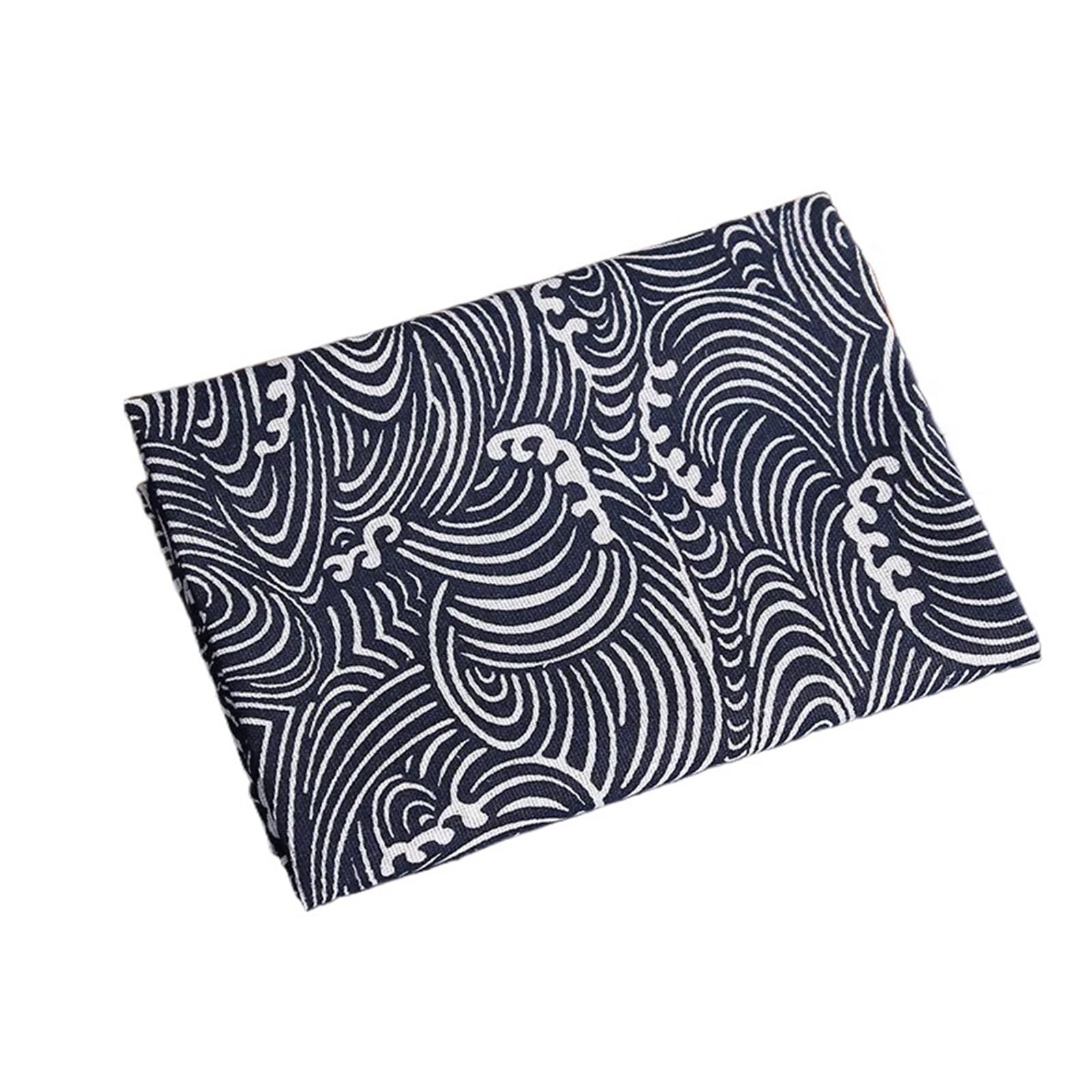 Servilletas de Tela Juego de 4 servilletas de 30 x 45 cm, manteles individuales de tela de lino y algodón con estampado de conchas for decoración de mesas de comedor, salas de estar y restaurantes par