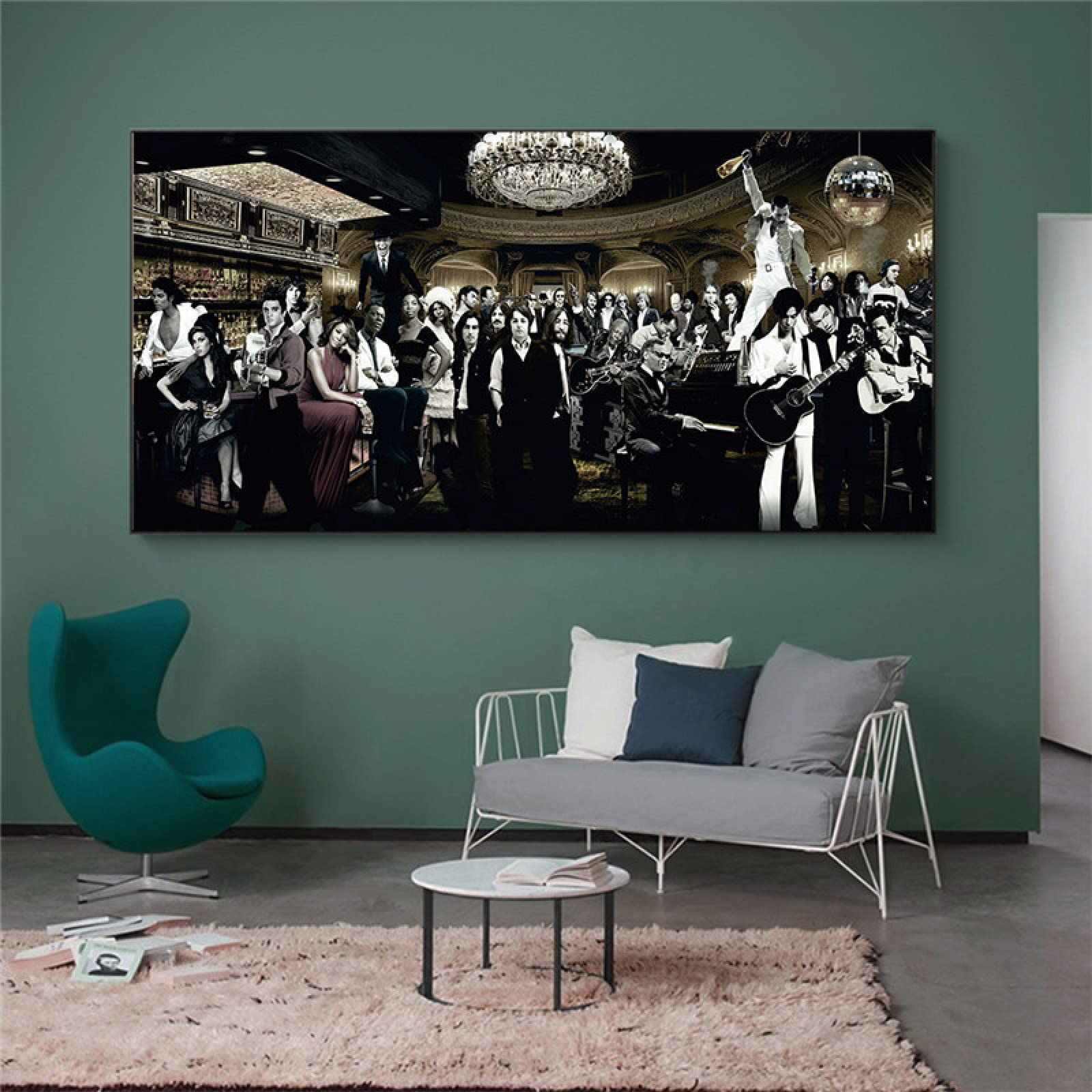 Poster Sur Toile BIGBANG - Décoration Murale Album Musique 30x45 Cm Sans Cadre - Pour Chambre, Salon, Bureau - Impression HD Vibes Rétro