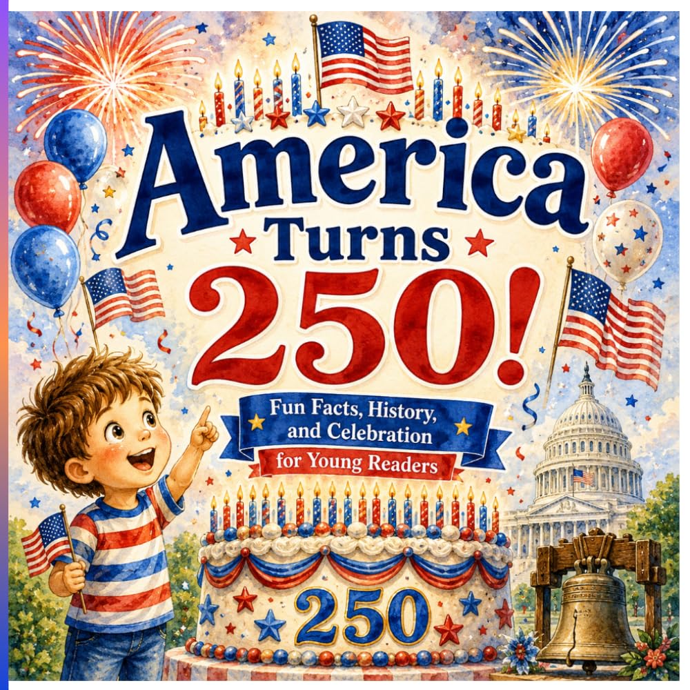 America Turns 250!: Fun Facts, History, and Celebration for Young Readers