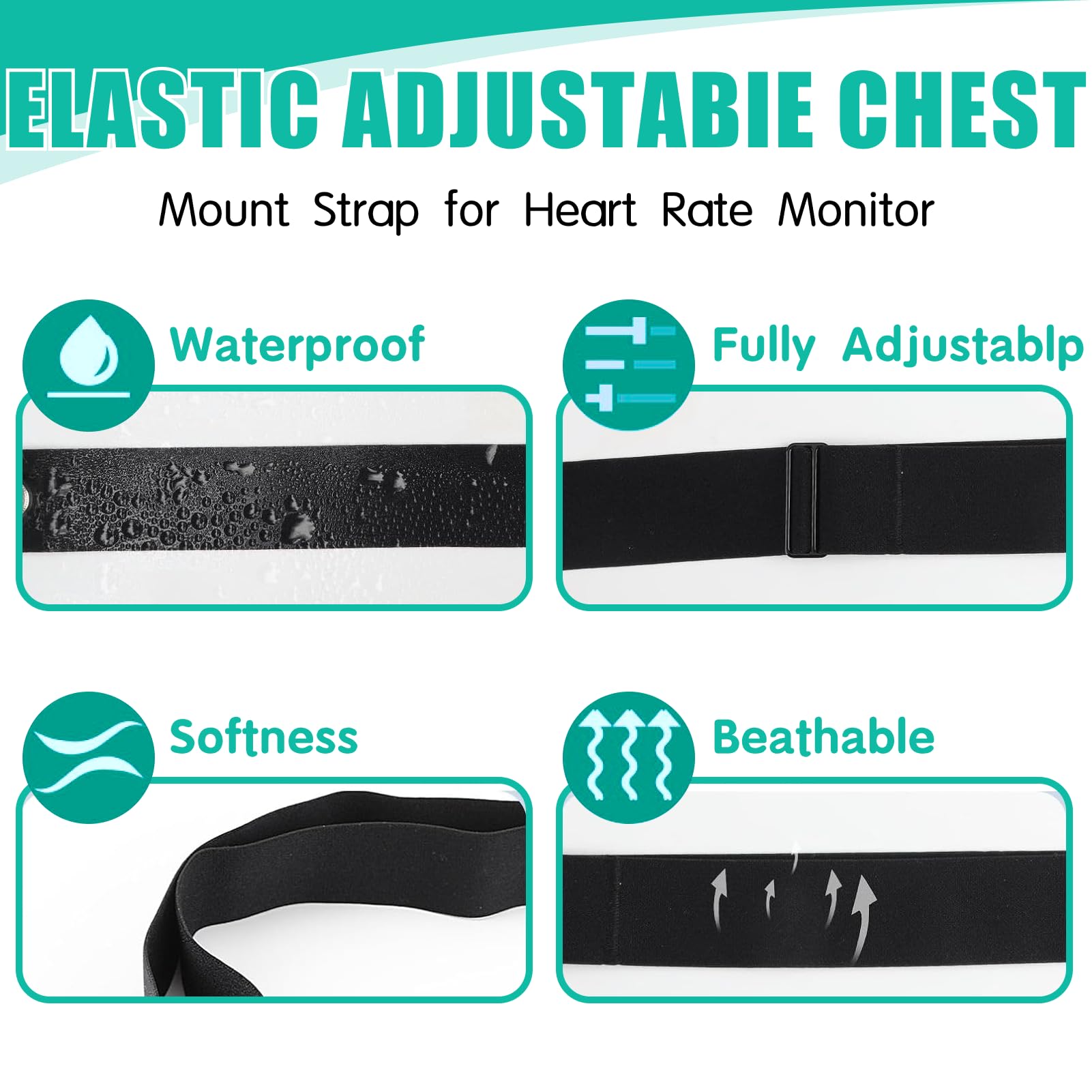 Banda Cardiaca Garmin Banda Elástica Para Sensor Cardíaco