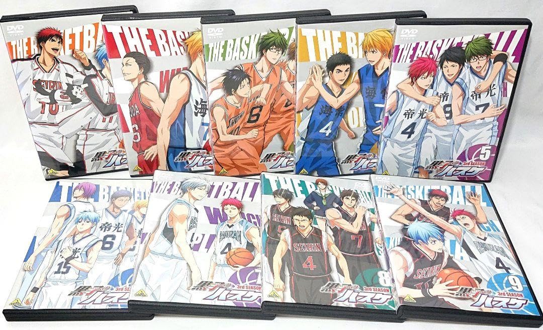 黒子のバスケ　シーズン1〜シーズン3 DVD全27巻セット Amazon.co.jp: 黒子のバスケ season1～3 DVD 全27巻セット : ホビー