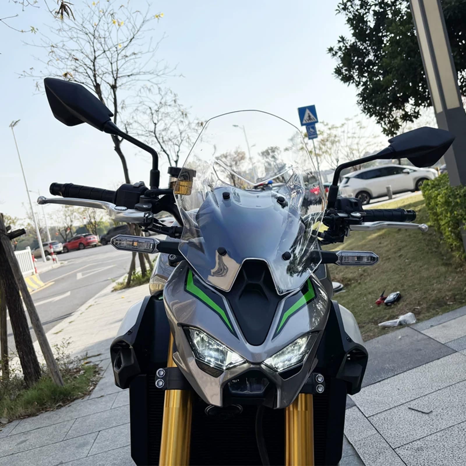Amazon | For Z900 Z900SE 2026 2025 新型オートバイ用 ウインド